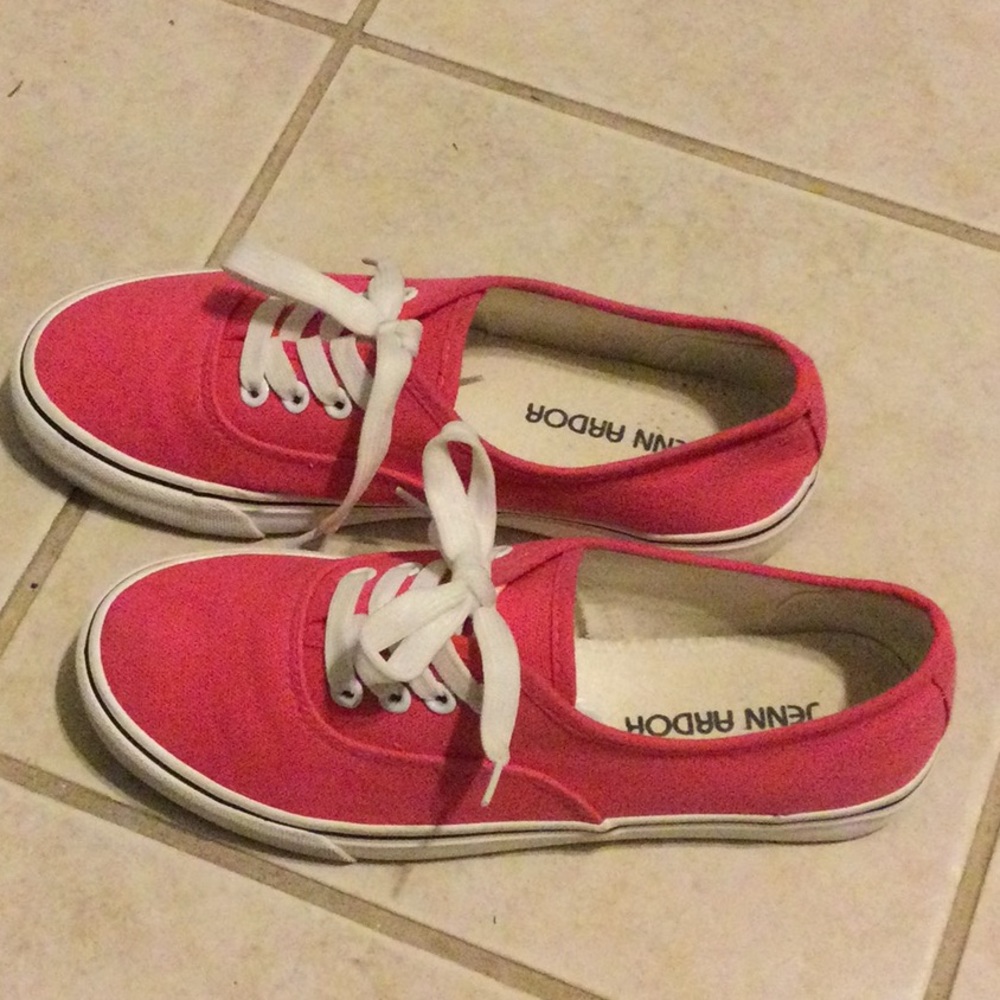 Jenn Ardor canvas shoes hot pink size 8.5